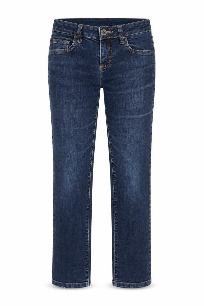 United Colors of Benetton Womens Blue Cotton Straight Jeans Size 28 in Regular Zip