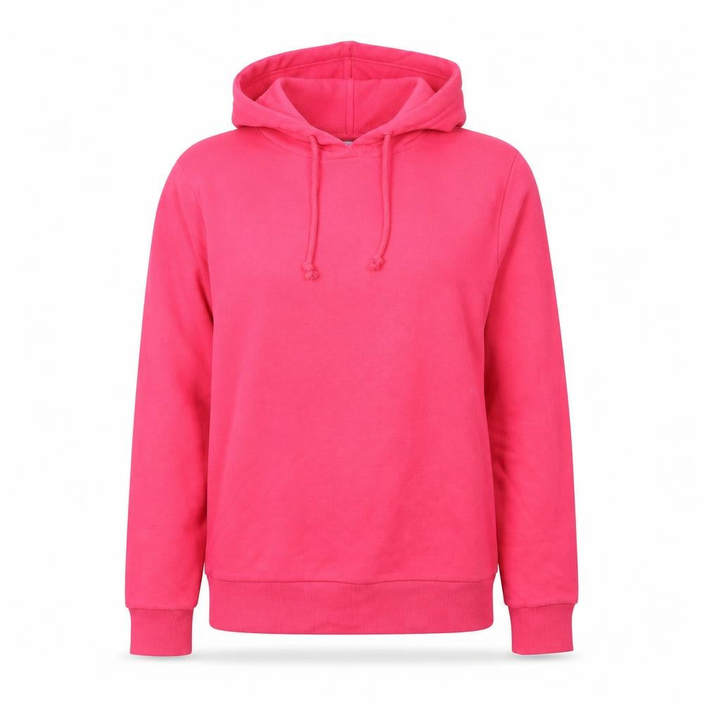 Marks and Spencer Womens Pink Cotton Pullover Hoodie Size 6 Pullover