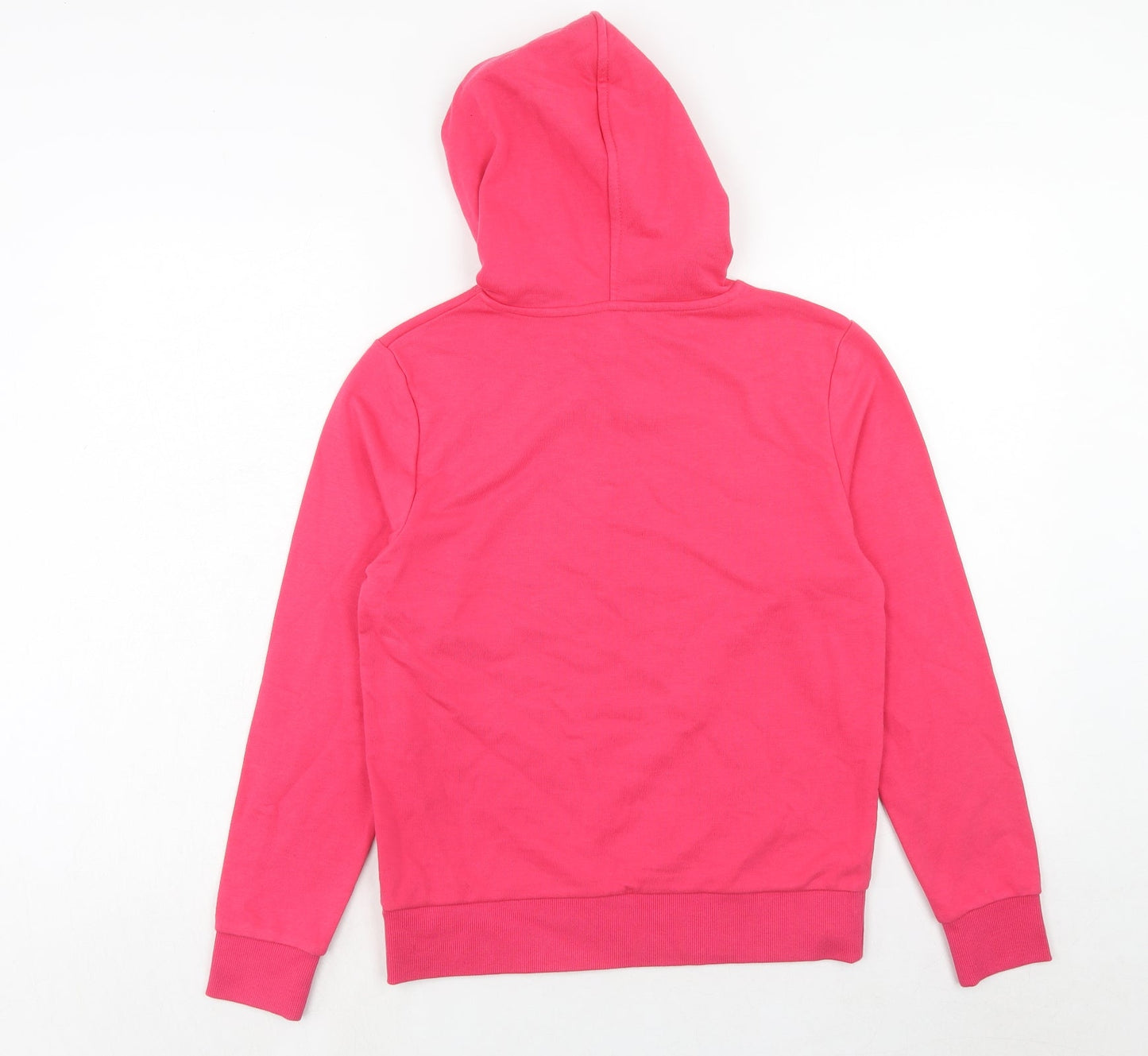 Marks and Spencer Womens Pink Cotton Pullover Hoodie Size 6 Pullover