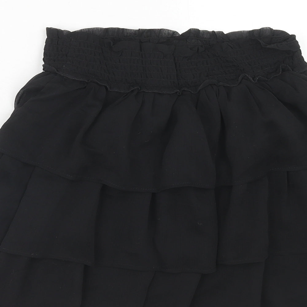 H&M Womens Black Polyester Skater Set Size XS