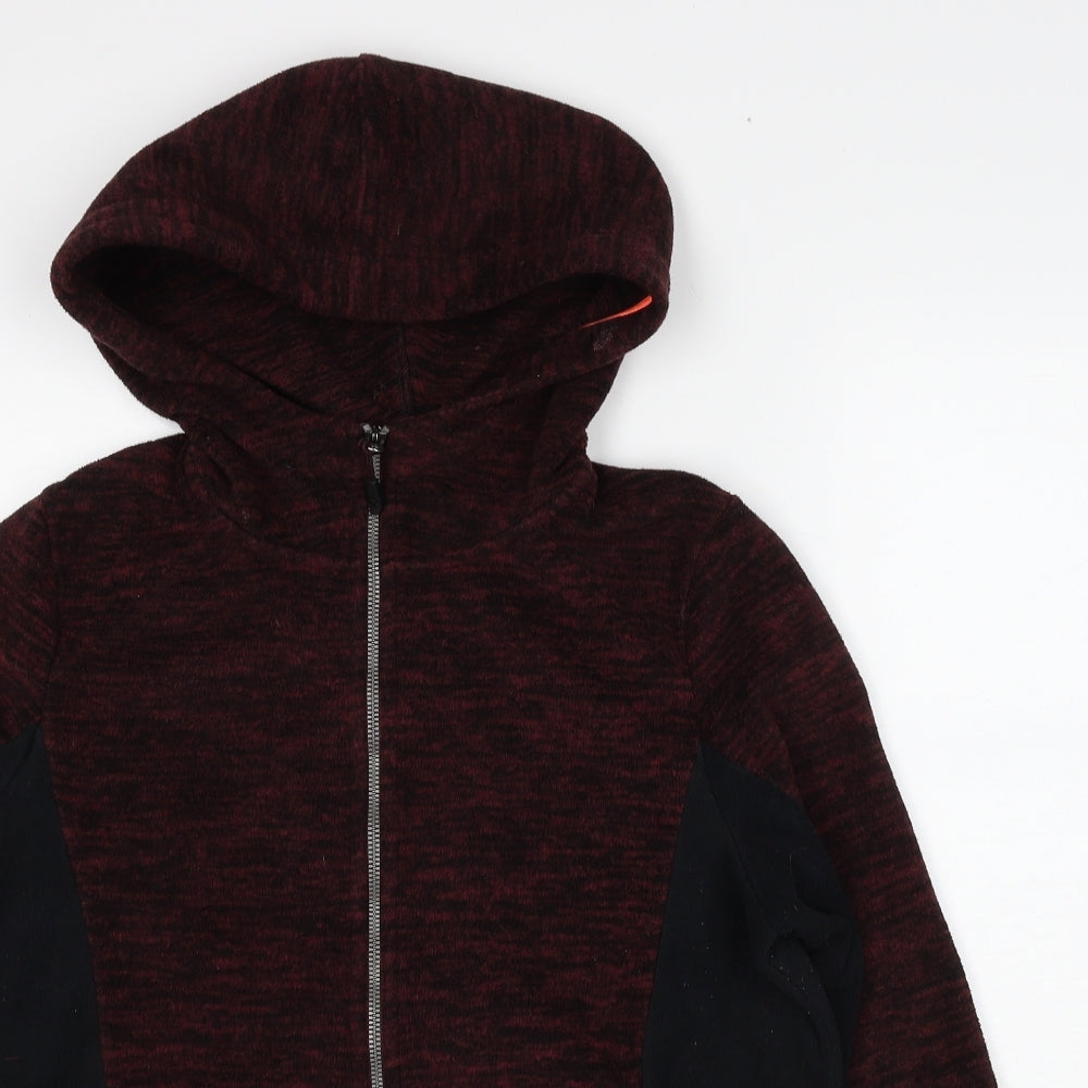 NEXT Womens Red Geometric Jacket Size 14 Zip