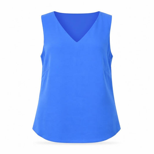 Womens UK Size 10 Dunnes Stores Blue Polyester Tank