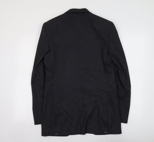Marks and Spencer Mens Blue Polyester Jacket Suit Jacket Size M Regular