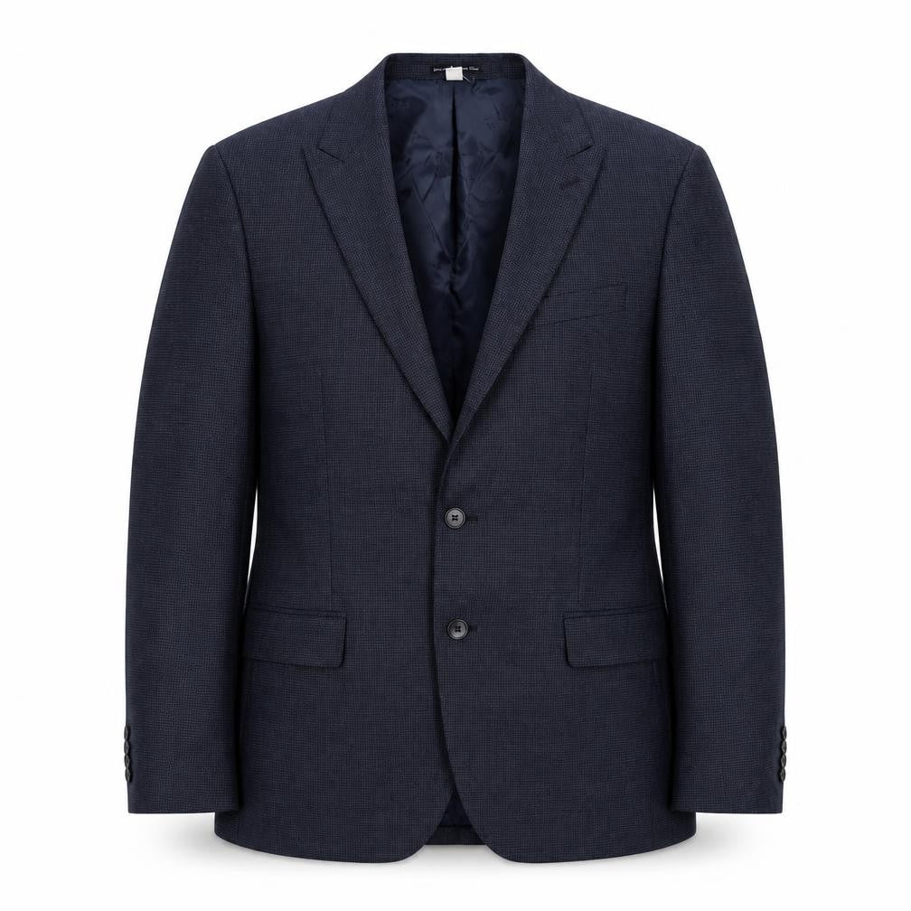 Marks and Spencer Mens Blue Wool Jacket Suit Jacket Size 44 Regular