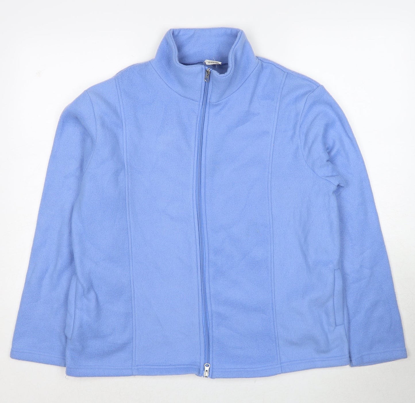 Anne de Lancey Womens Blue Jacket Size M Zip