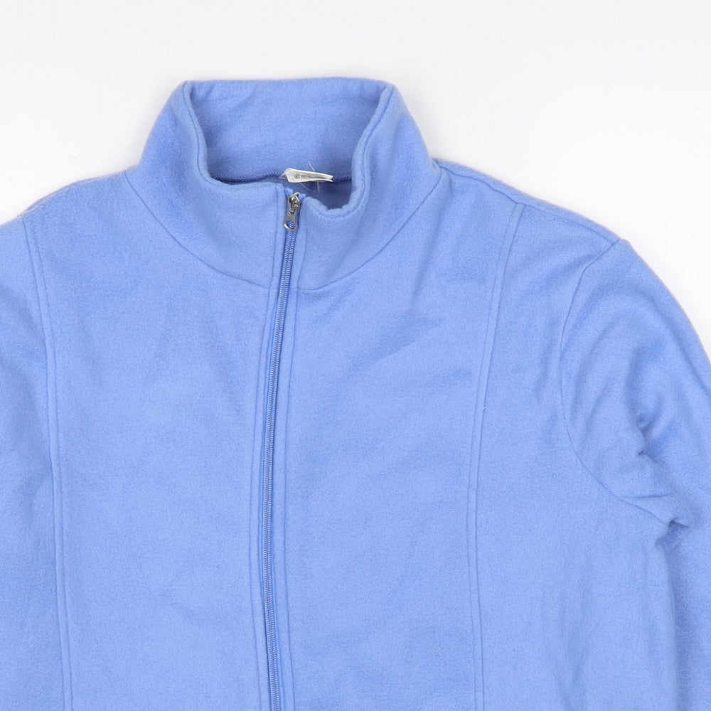 Anne de Lancey Womens Blue Jacket Size M Zip