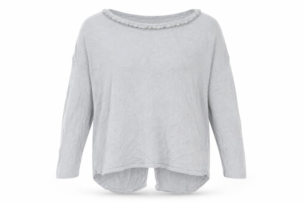 Oasis Womens Blue Boat Neck Viscose Pullover Jumper Size M