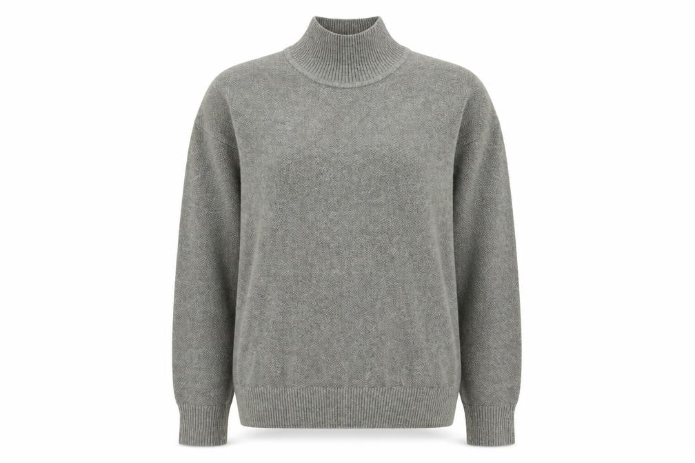 Marks and Spencer Womens Green High Neck Polyester Henley Jumper Size S