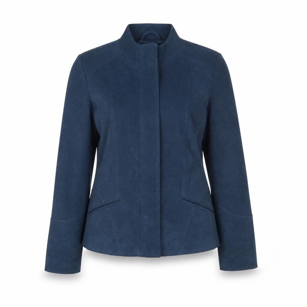 Alexara Womens Blue Jacket Size M Zip