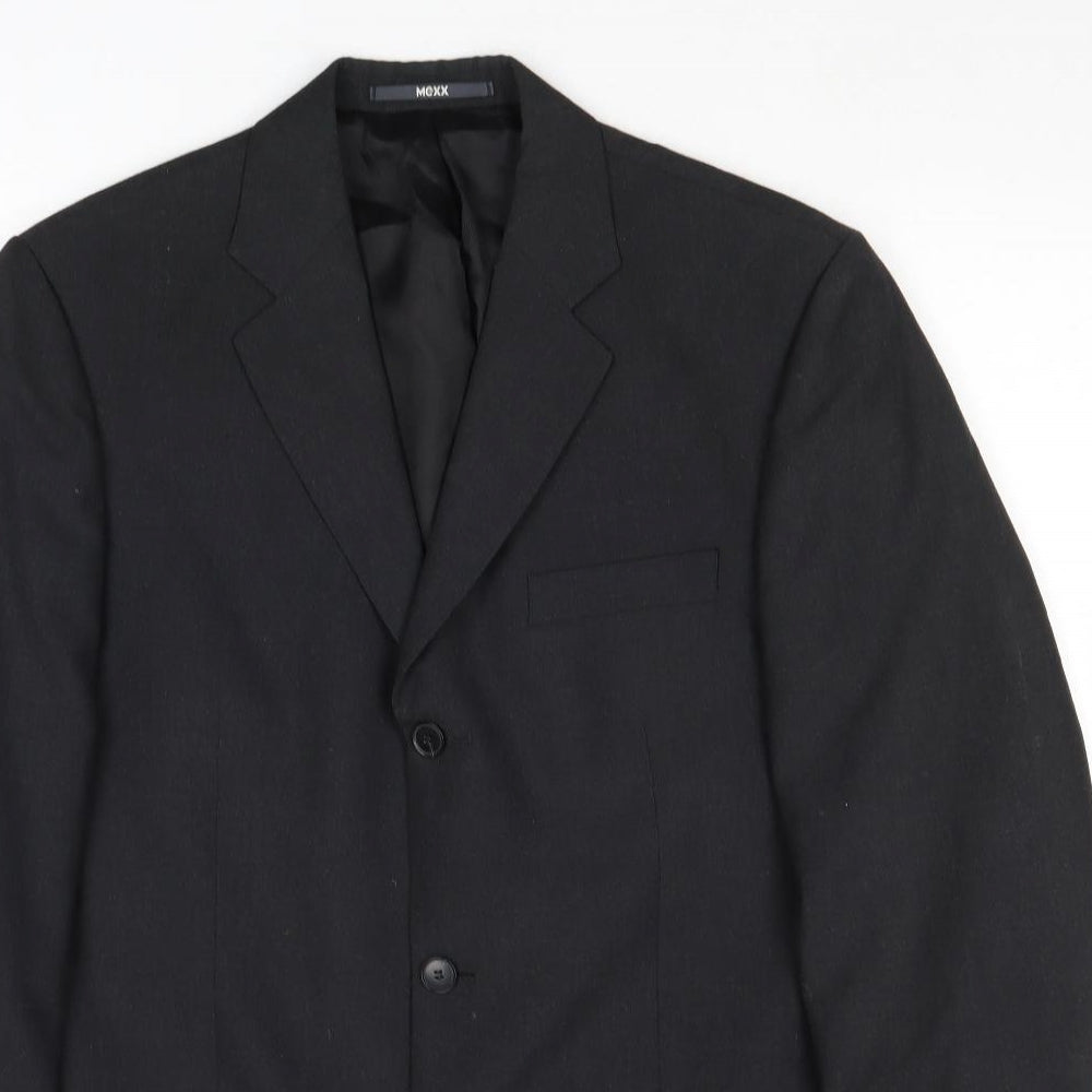 Mexx Mens Grey Polyester Jacket Suit Jacket Size 40 Regular