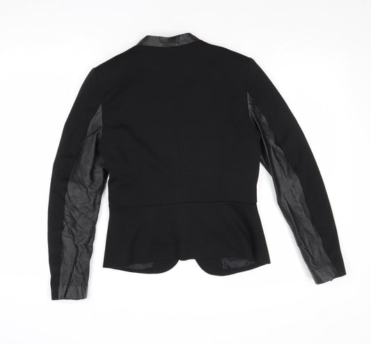 H&M Womens Black Jacket Blazer Size 8