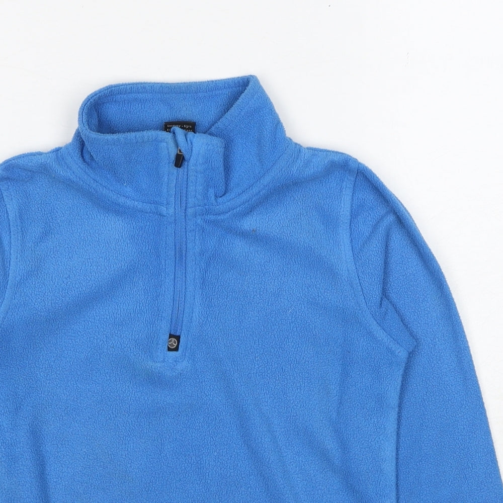 Elude Boys Blue Polyester Pullover Sweatshirt Size 6 Years Pullover