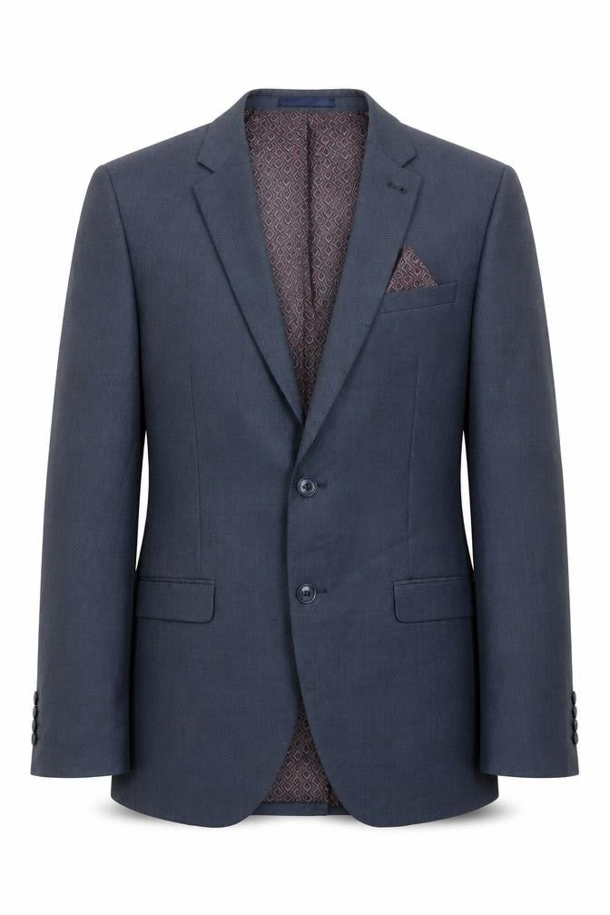 NEXT Mens Blue Polyester Jacket Suit Jacket Size 38 Regular