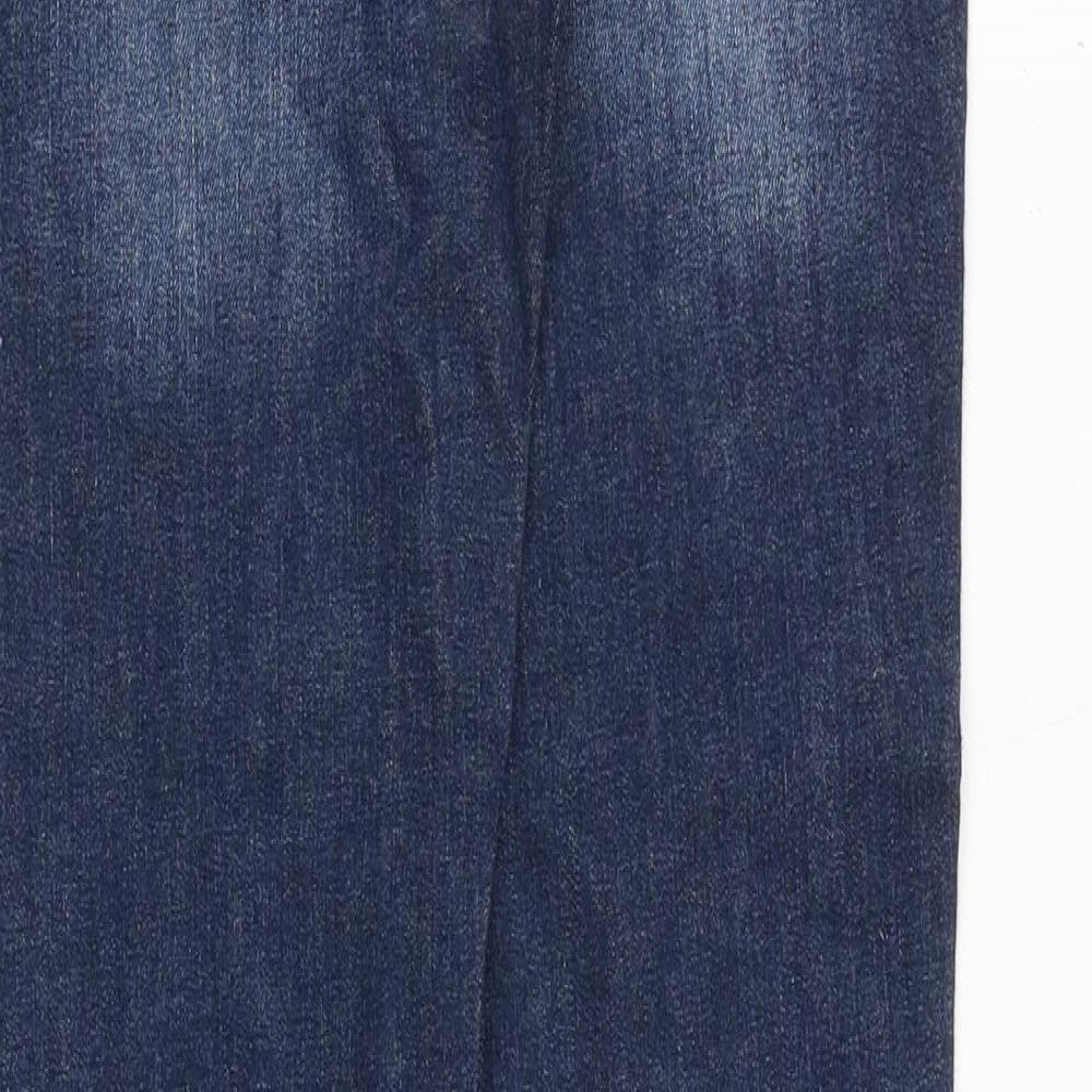Terranova Womens Blue Cotton Skinny Jeans Size XS Regular Zip