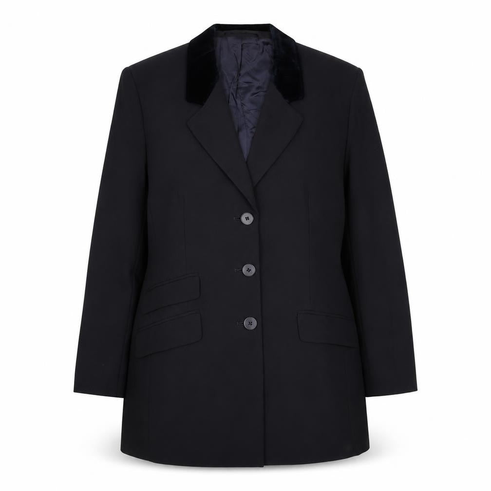 Marks and Spencer Womens Blue Wool Jacket Suit Jacket Size 14