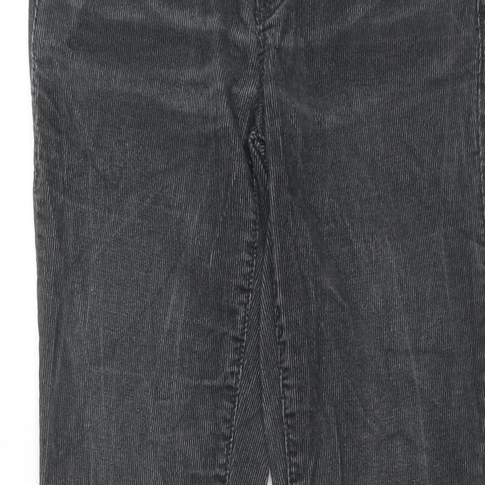 Gap Womens Grey Cotton Trousers Size 26 in Regular Zip