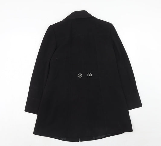 BHS Womens Black Jacket Size 8 Button