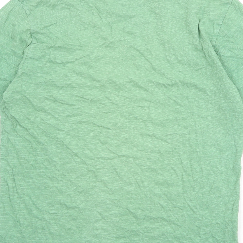 Gap Womens Green Cotton Basic T-Shirt Size S Round Neck - Throw Back Thursday