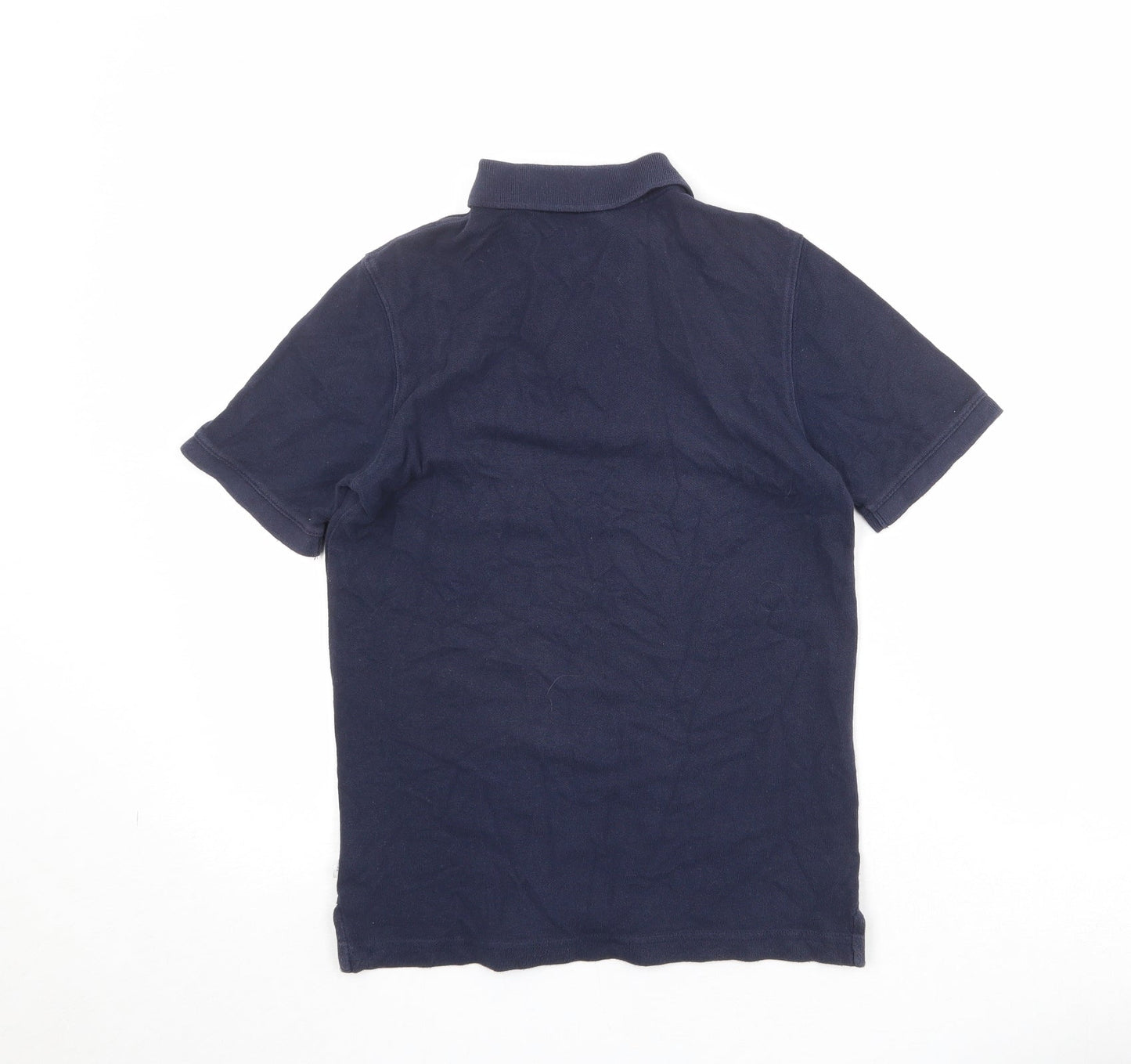 Gap Boys Blue 100% Cotton Pullover Polo Size L Collared Button