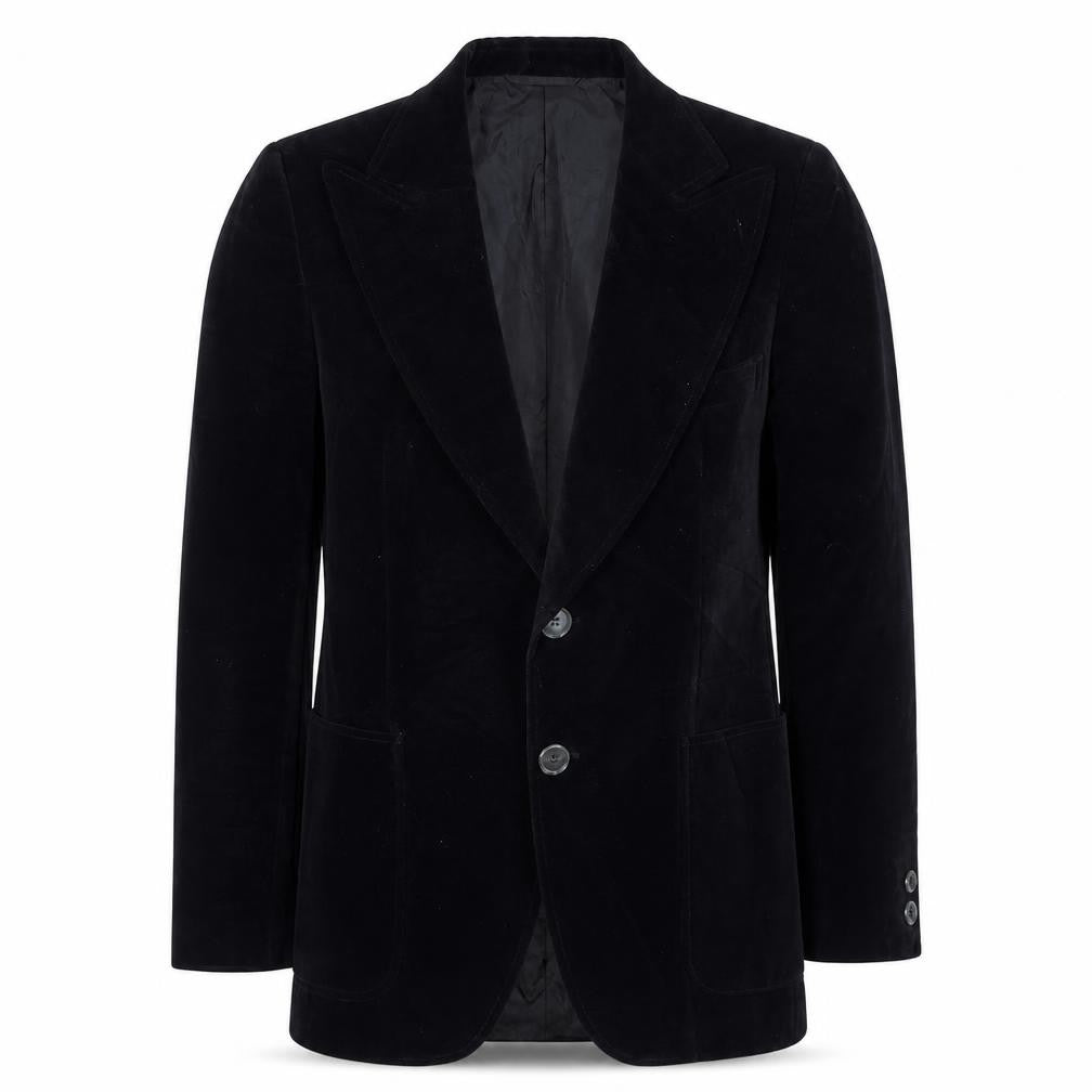 Baronet Mens Black Polyester Jacket Suit Jacket Size 40 Regular