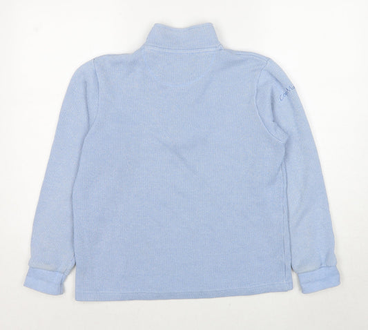 Cap Marine Womens Blue Cotton Pullover Sweatshirt Size M Pullover
