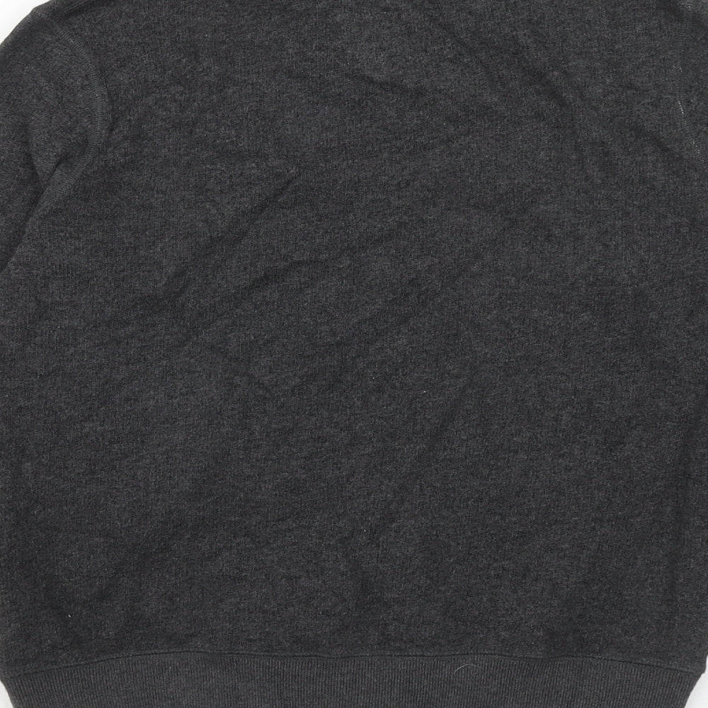 Jack Wills Womens Grey Cotton Pullover Sweatshirt Size 6 Pullover