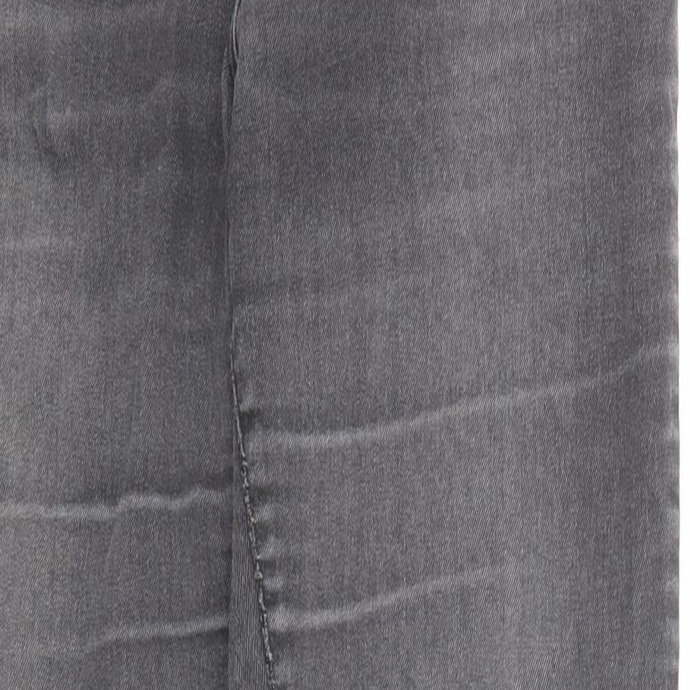 Marks and Spencer Womens Black Cotton Jegging Jeans Size 10 Regular Zip