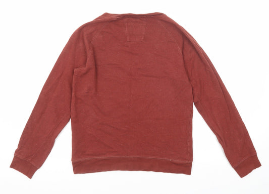Selected Homme Womens Brown Cotton Pullover Sweatshirt Size M Pullover
