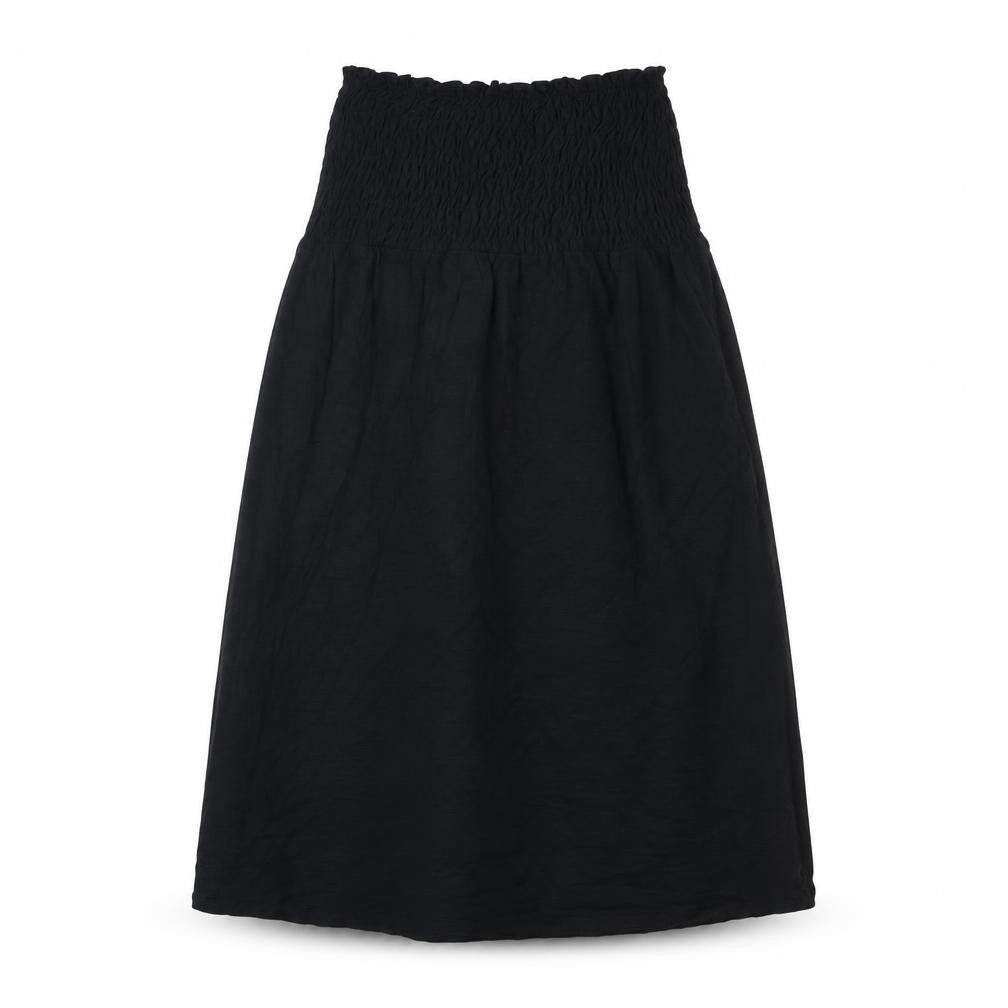 Marks and Spencer Womens Black Cotton Trapeze & Swing Size 6 Off the Shoulder Pullover