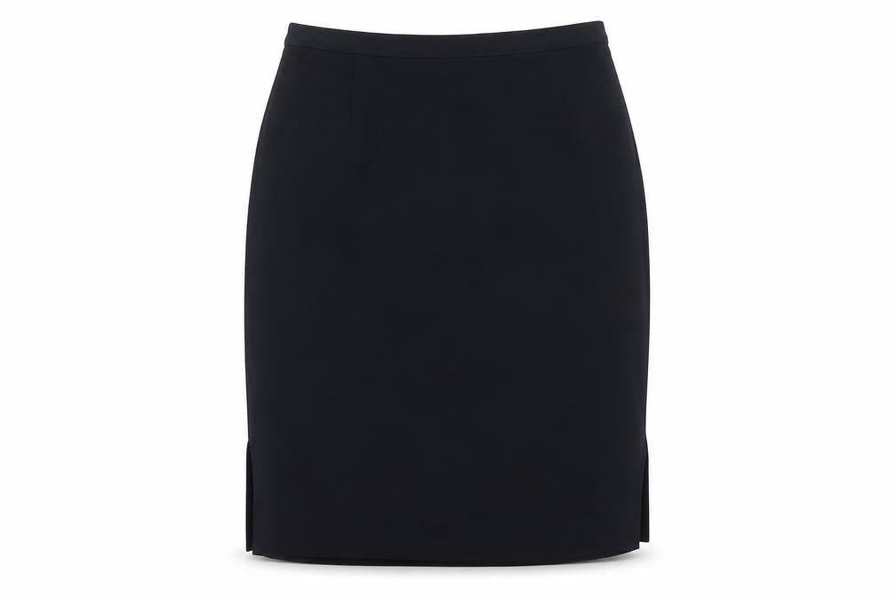 Marks and Spencer Womens Blue Polyester A-Line Skirt Size 12 Zip