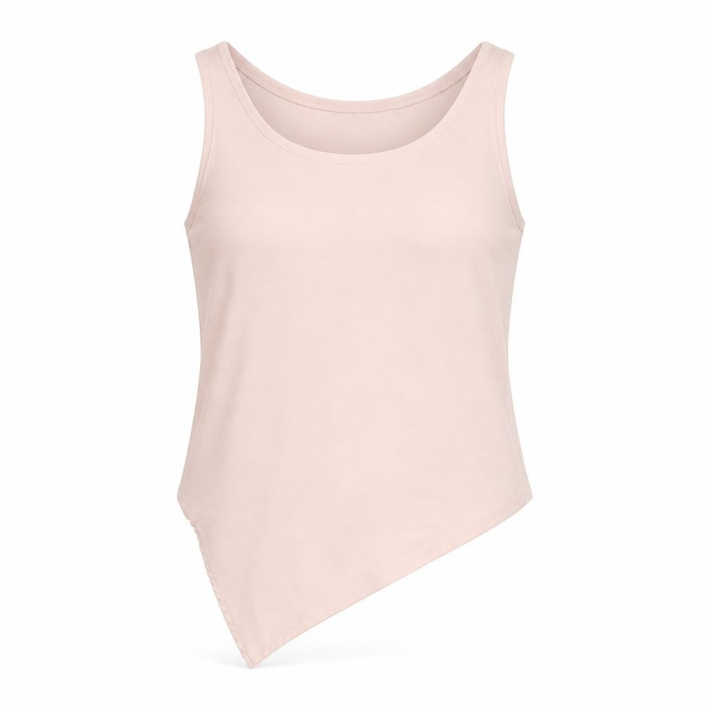 Forever 21 Womens Pink Polyester Basic Tank Size M Round Neck