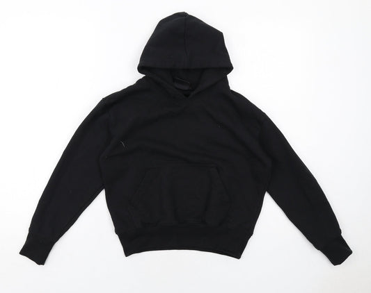 Urban Road Boys Black Polyester Pullover Hoodie Size 9-10 Years Pullover