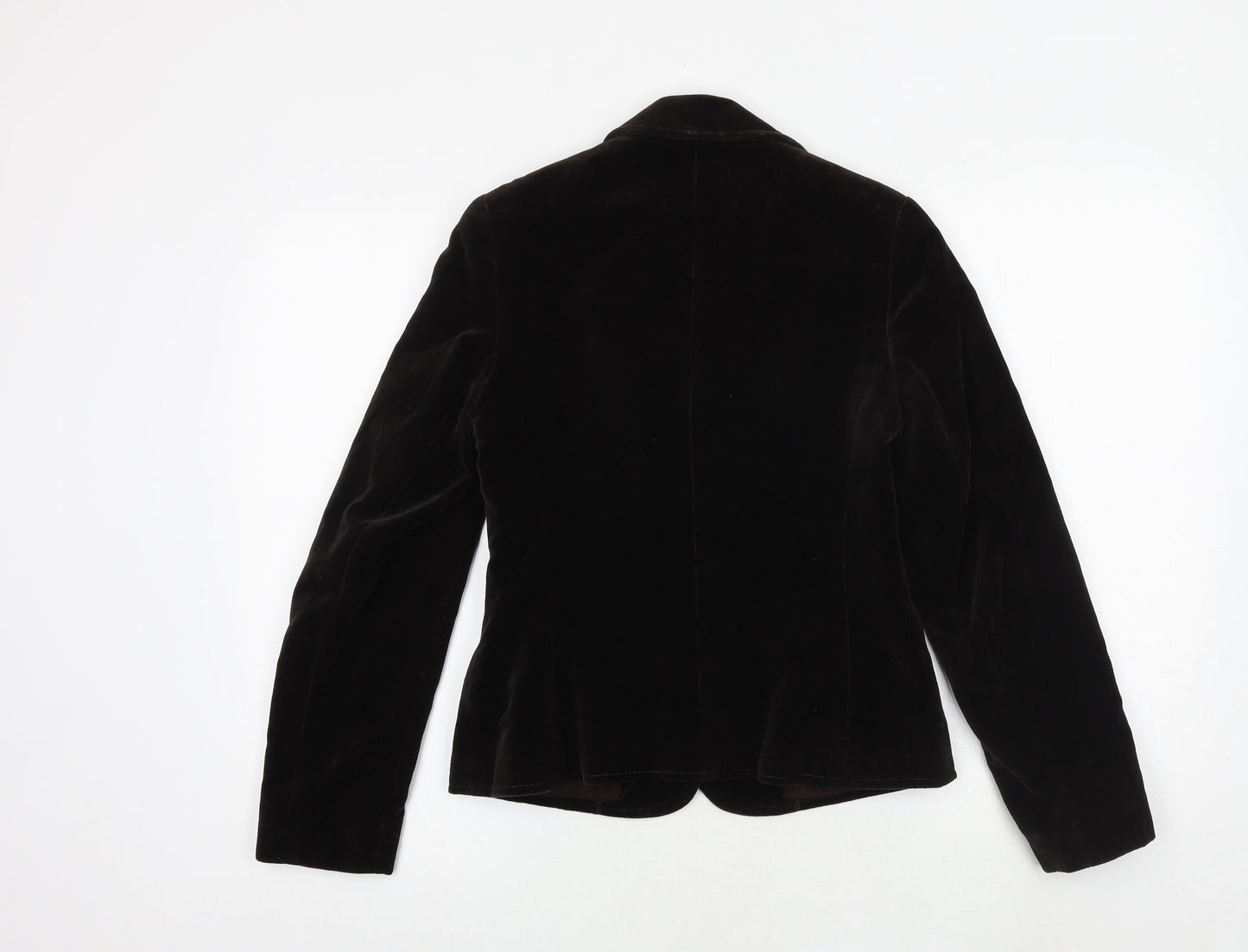 Feminella Womens Brown Jacket Blazer Size 10 Button