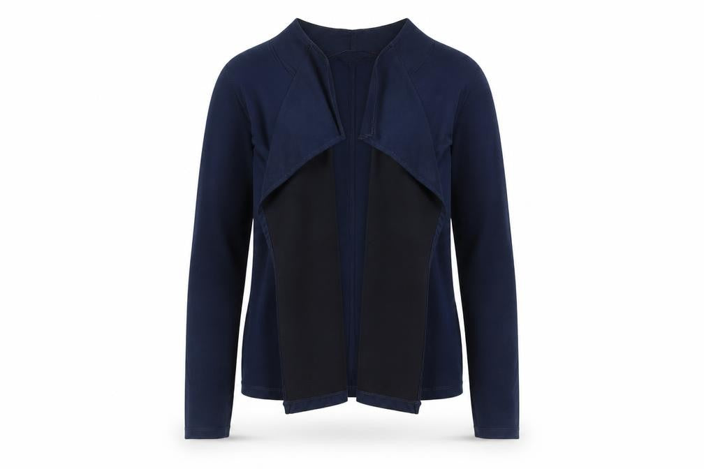 Sandwich Womens Blue V-Neck Polyester Cardigan Jumper Size M