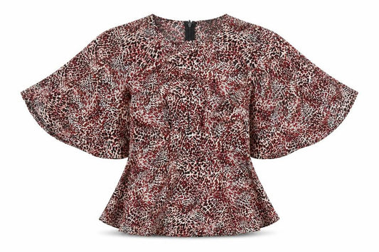 Womens UK Size 10 AX Paris Multicoloured Polyester Blouse
