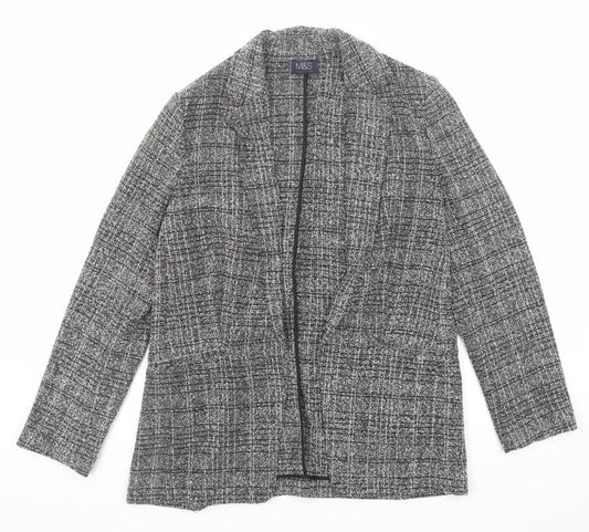 Marks and Spencer Womens Black Geometric Jacket Size 12