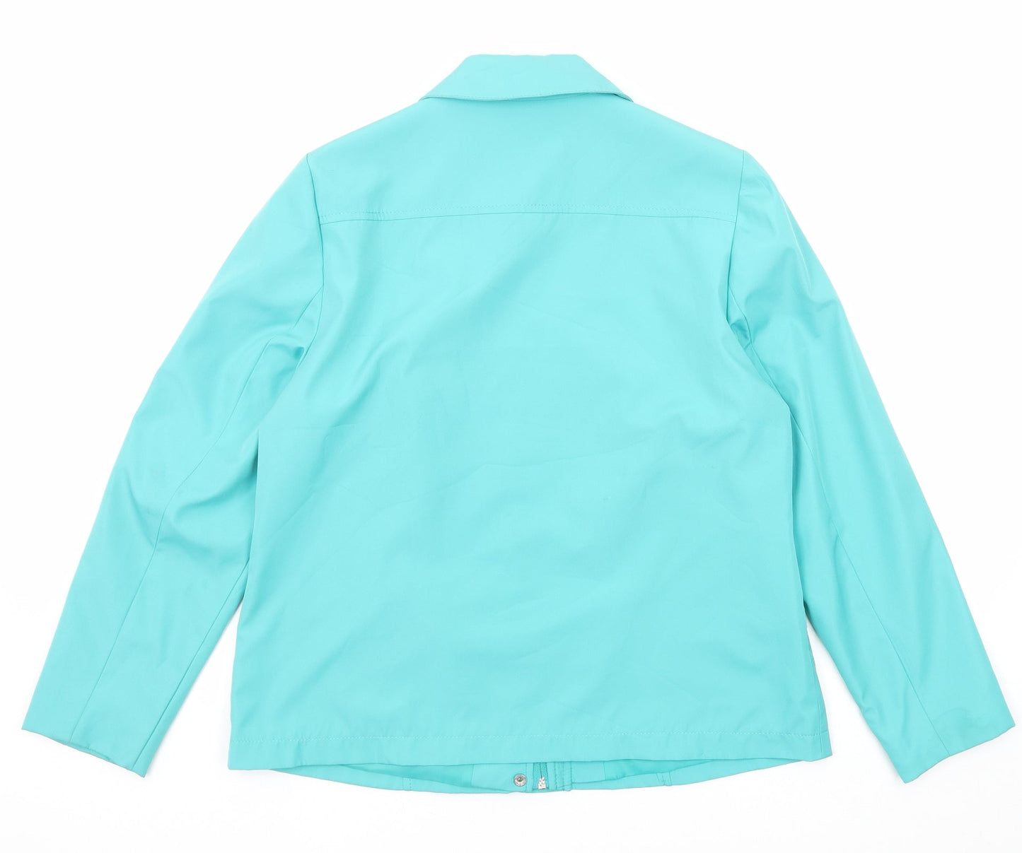 Bonmarché Womens Blue Jacket Size S Zip