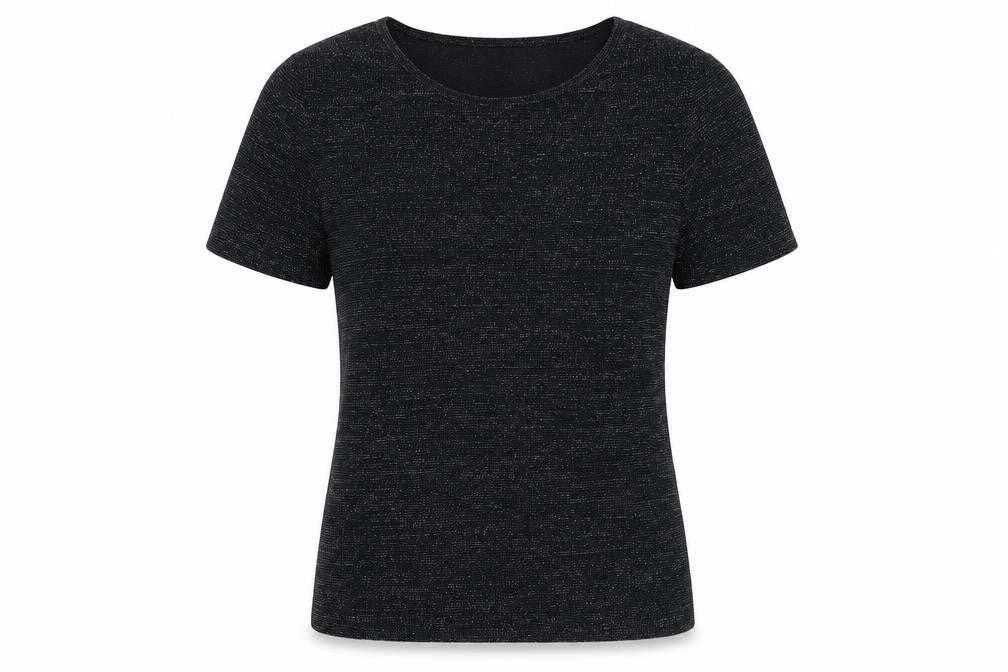 Womens UK Size M Klass Black Nylon T-Shirt