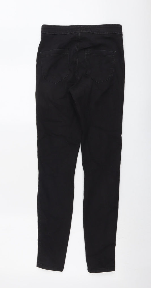 ASOS Womens Black Cotton Skinny Jeans Size 26 in L32 in Regular Button