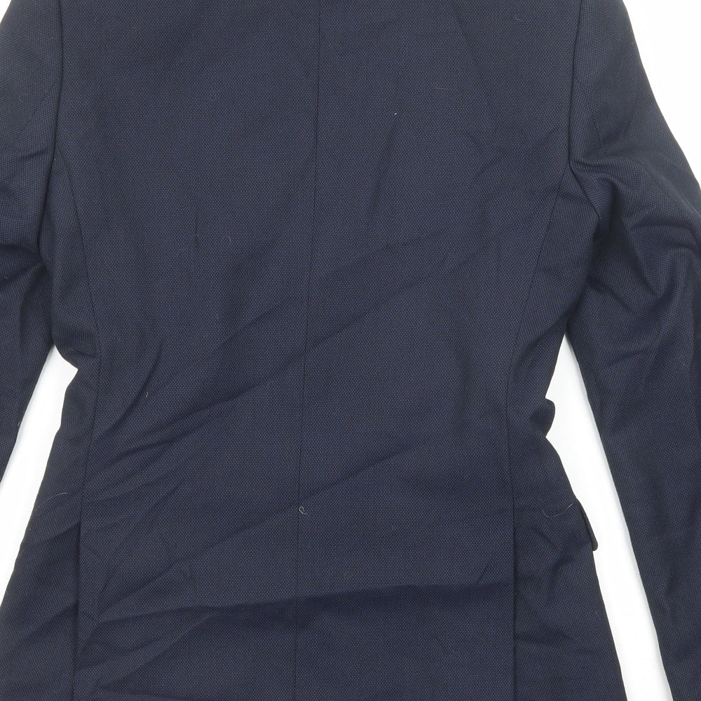 Marks and Spencer Mens Blue Polyester Jacket Suit Jacket Size 34 Regular