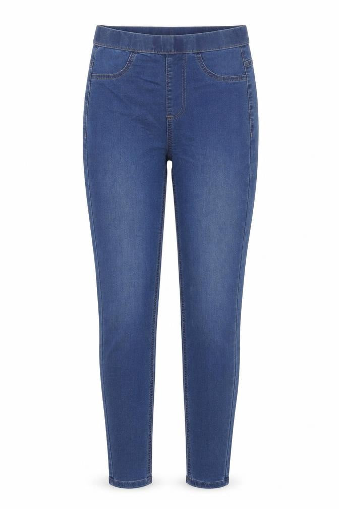 Marks and Spencer Womens Blue Cotton Jegging Jeans Size 6 Regular