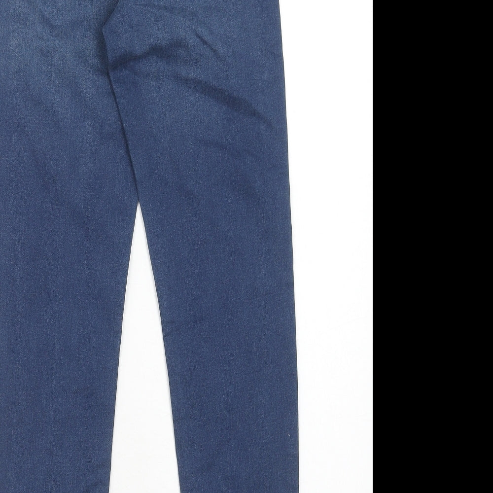 Marks and Spencer Womens Blue Cotton Jegging Jeans Size 6 Regular
