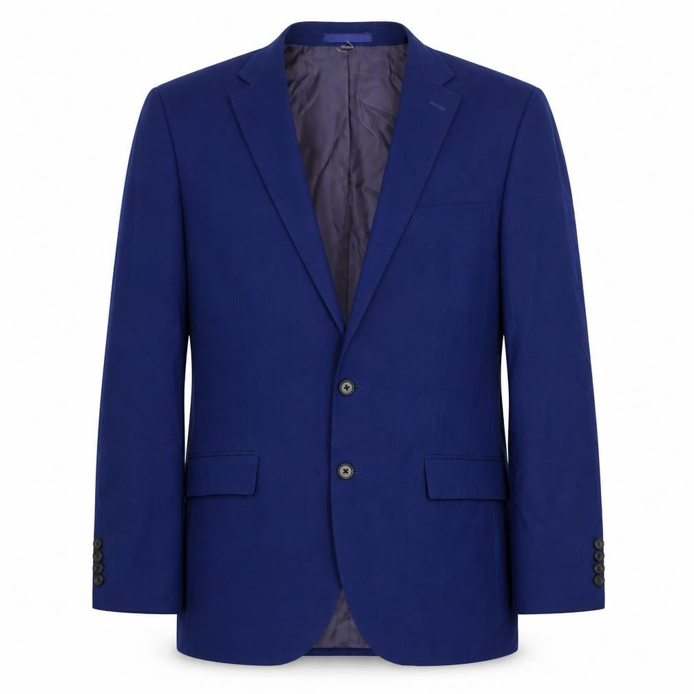 Marks and Spencer Mens Blue Polyester Jacket Suit Jacket Size 40 Regular