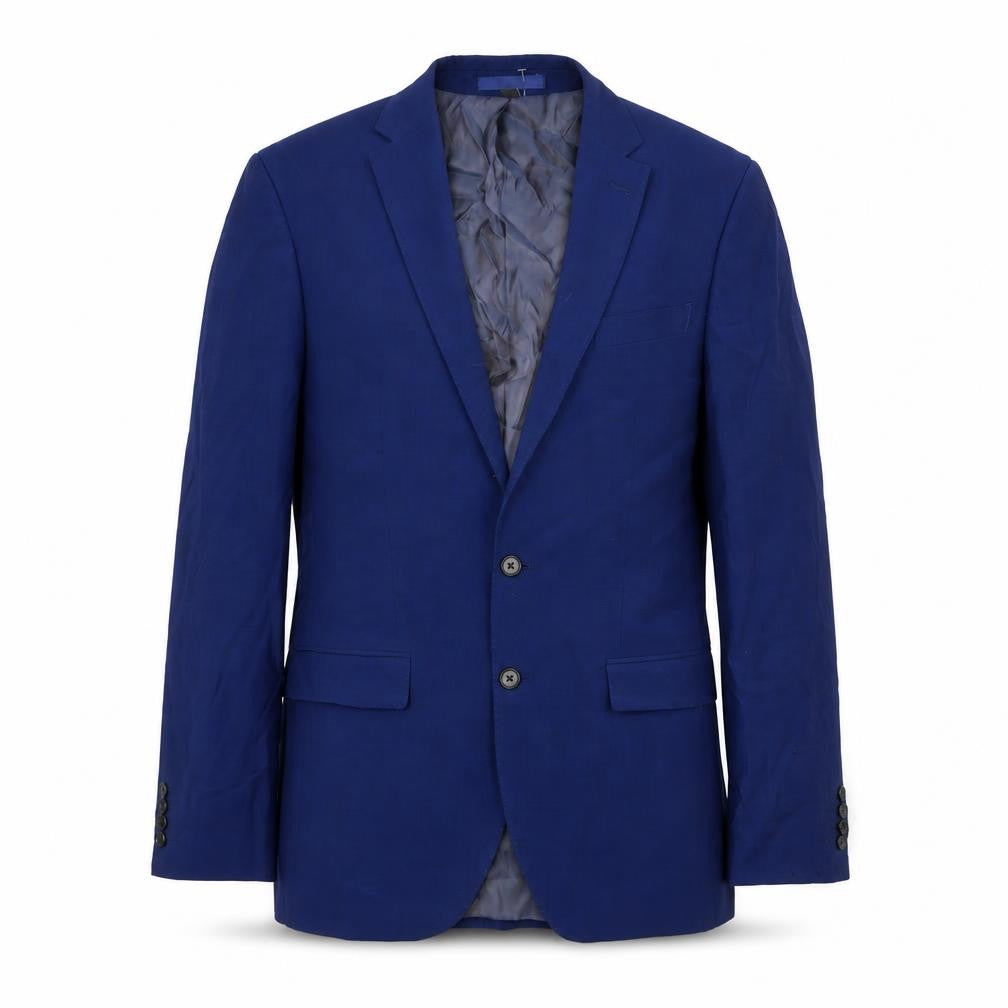 Marks and Spencer Mens Blue Polyester Jacket Suit Jacket Size 40 Regular