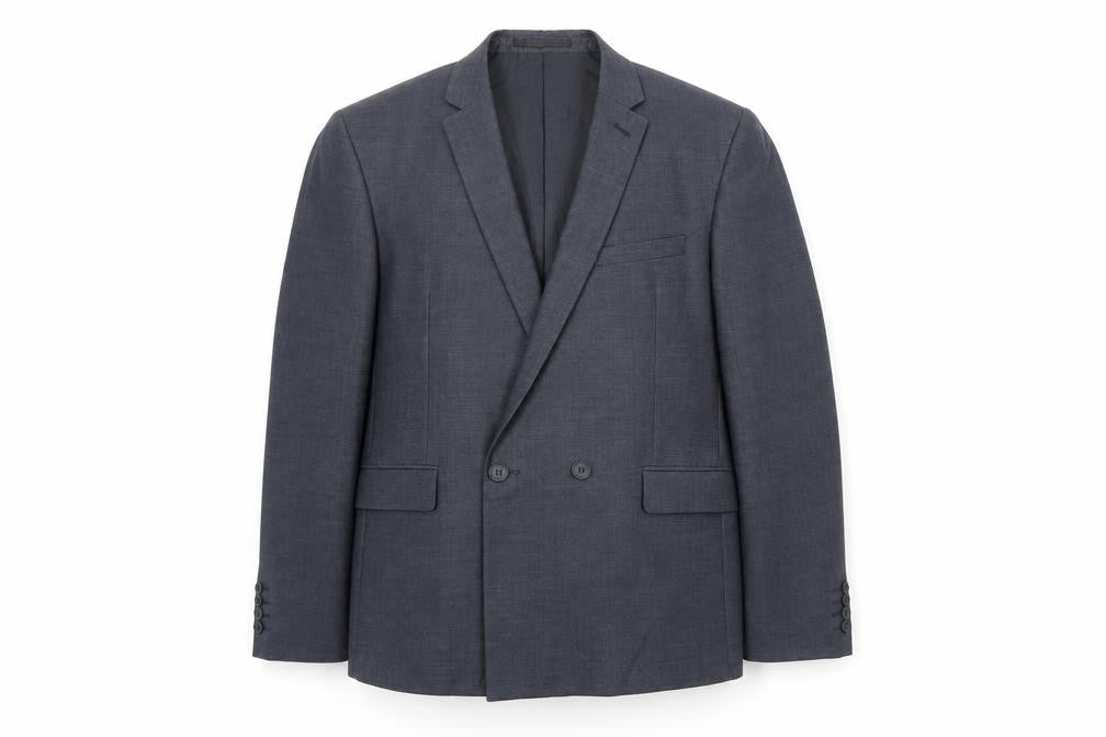 New Look Mens Grey Polyester Jacket Suit Jacket Size 40 Regular