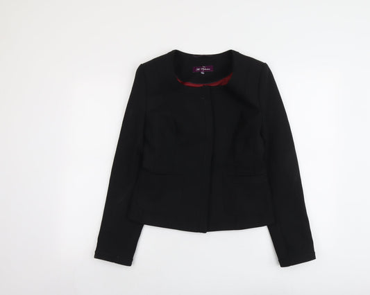 The Collection Womens Black Jacket Size 6 Button