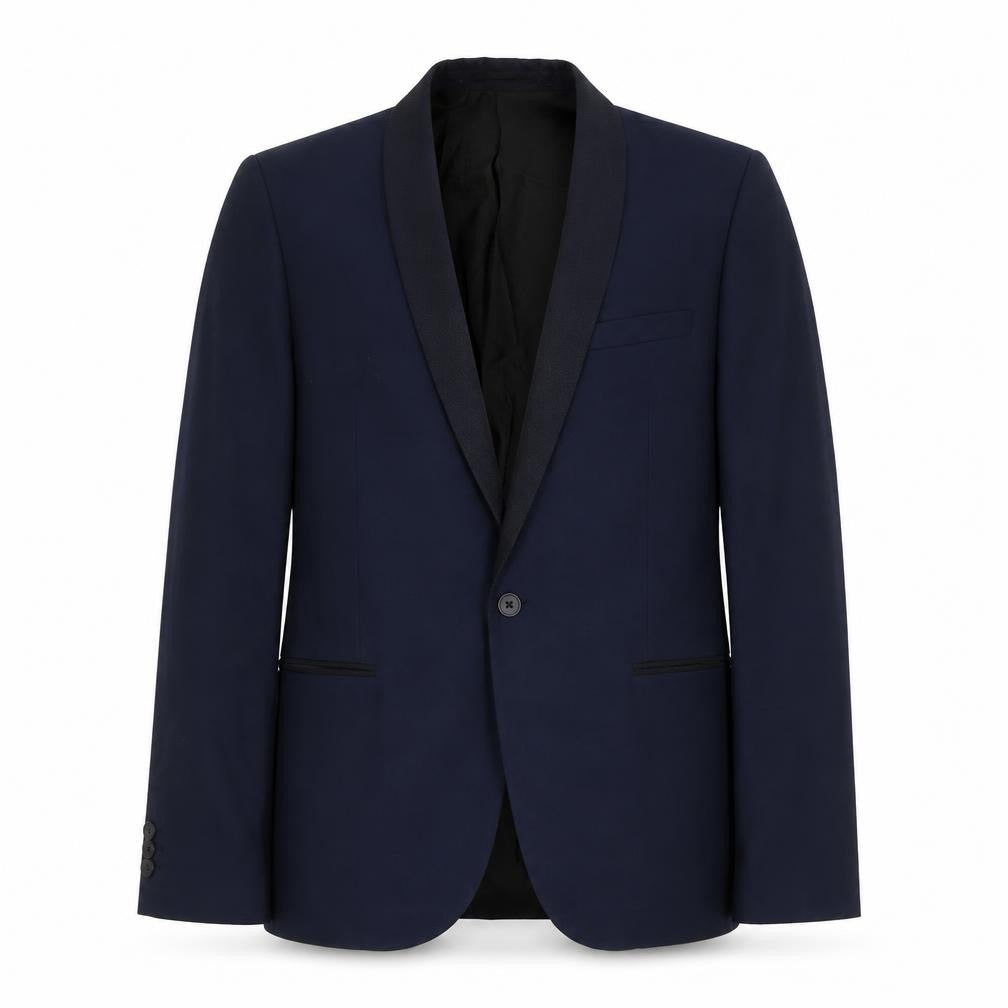 NEXT Mens Blue Polyester Jacket Suit Jacket Size 40 Regular