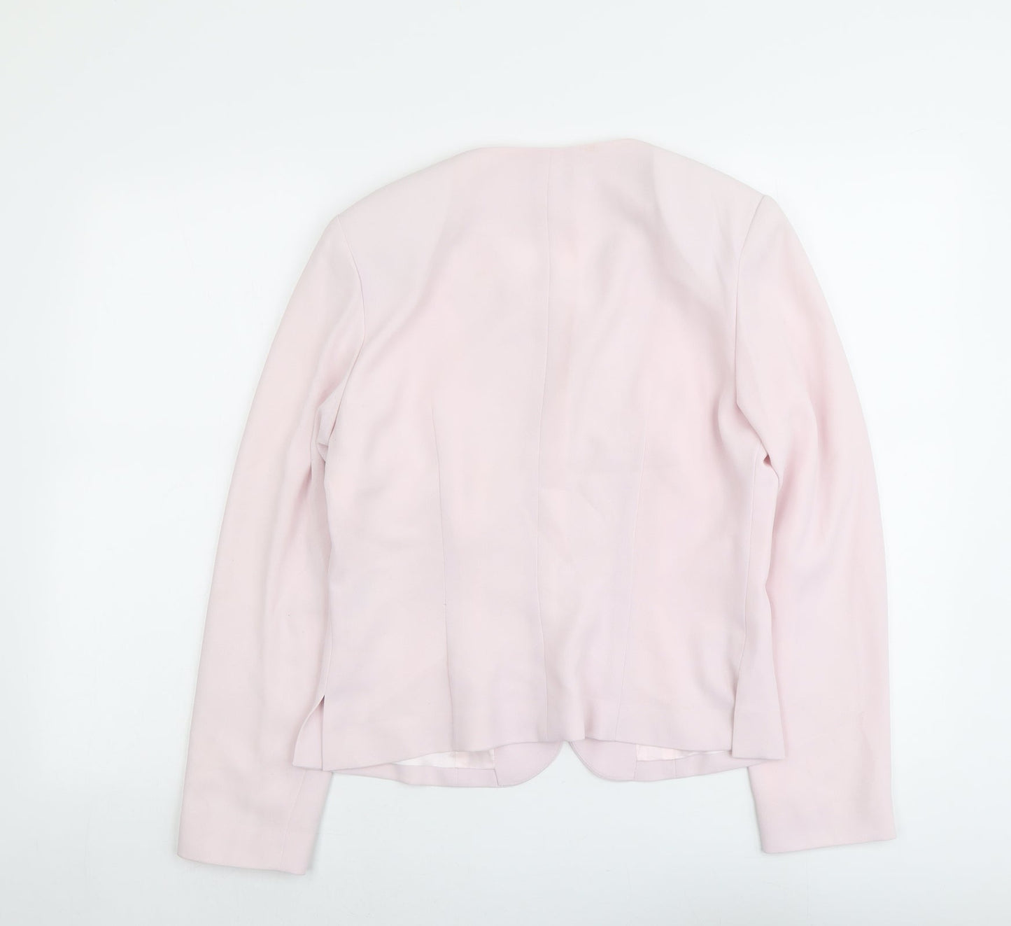 Medici Womens Pink Jacket Blazer Size 10 Hook & Eye