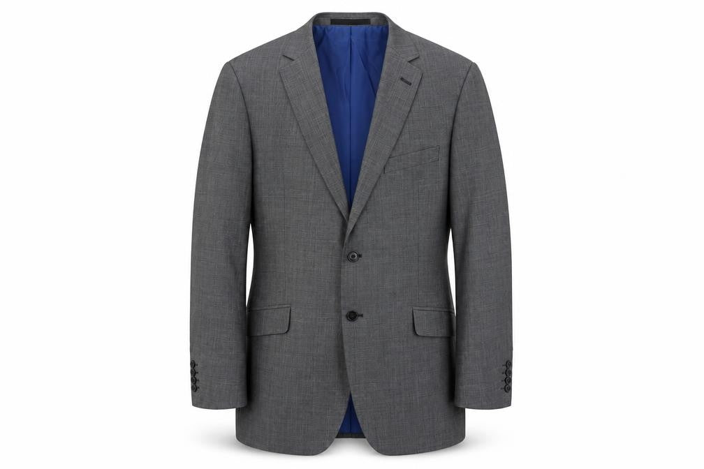 Marks and Spencer Mens Grey Wool Jacket Suit Jacket Size 42 Regular