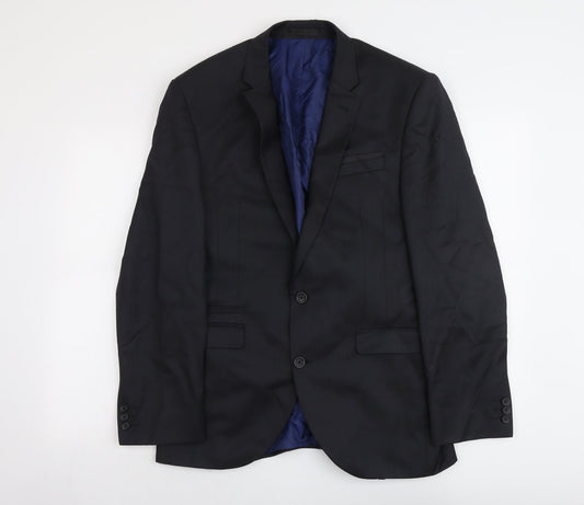 NEXT Mens Grey Wool Jacket Suit Jacket Size 40 Regular